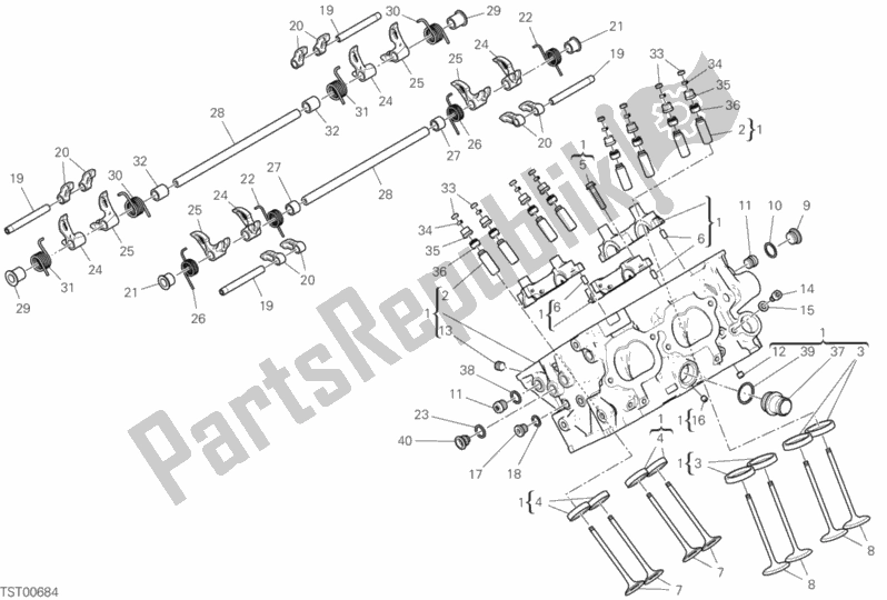 Alle onderdelen voor de Achterhoofd van de Ducati Streetfighter V4 1103 2020